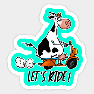 Let's Ride! Sticker